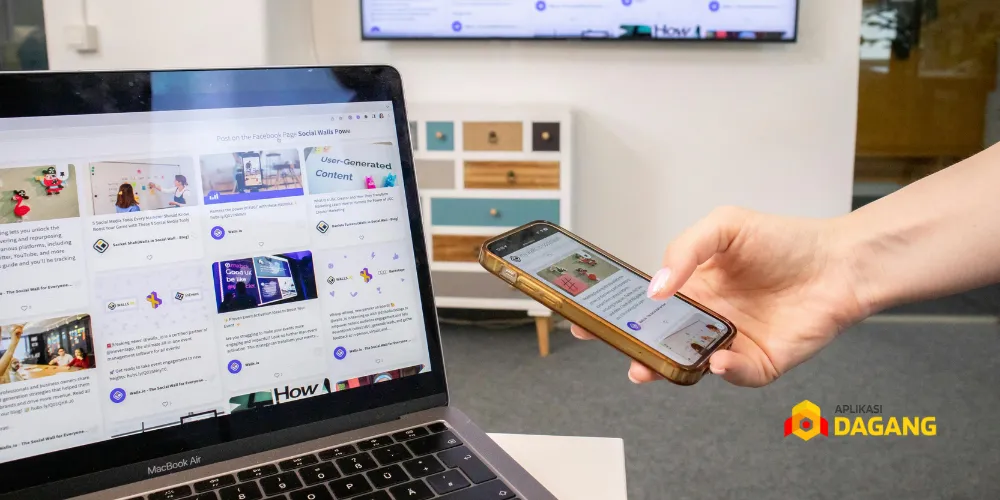 Website bisnis UMKM yang tampil profesional di perangkat mobile dan desktop