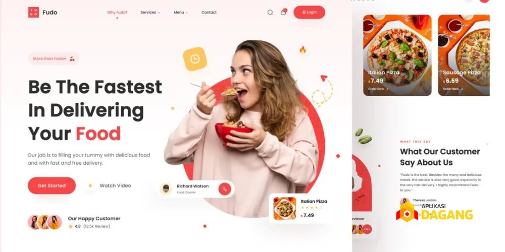 Contoh landing page efektif untuk konversi Google Ads