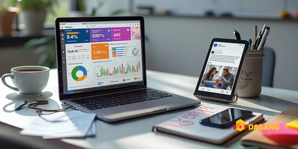Grafik peningkatan konversi Google Ads untuk bisnis online