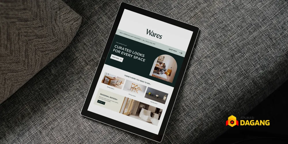 website company profile profesional untuk bisnis