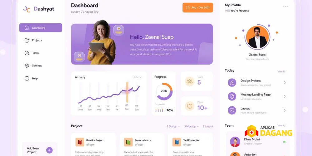 Contoh website profesional untuk UMKM Jakarta