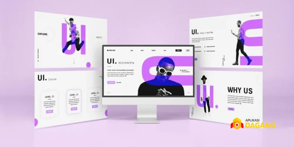 desain website profesional untuk brand