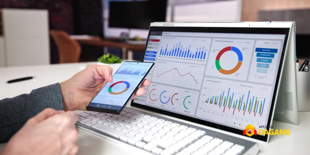 Dashboard analitik untuk evaluasi strategi konten promosi