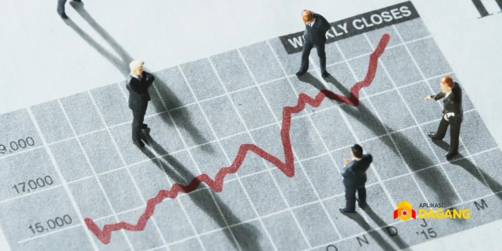 Grafik peningkatan traffic website UMKM berkat digital marketing.