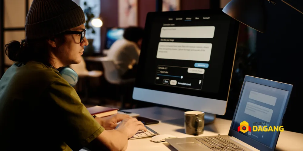 Pebisnis memanfaatkan AI untuk promosi digital