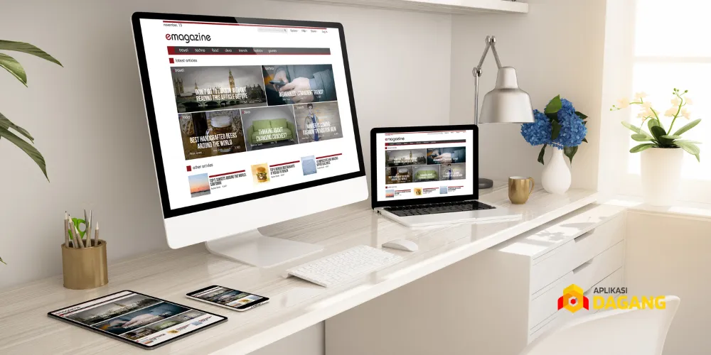 Contoh website bisnis profesional untuk meningkatkan brand value