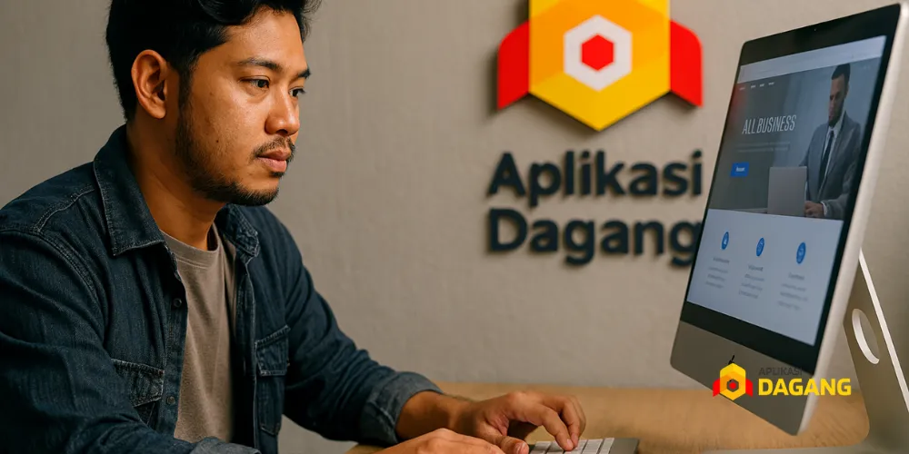 Desain website profesional oleh software house Bandung Aplikasi Dagang
