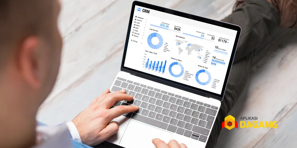 Fitur utama Software CRM Custom Bandung yang dikembangkan Aplikasi Dagang.