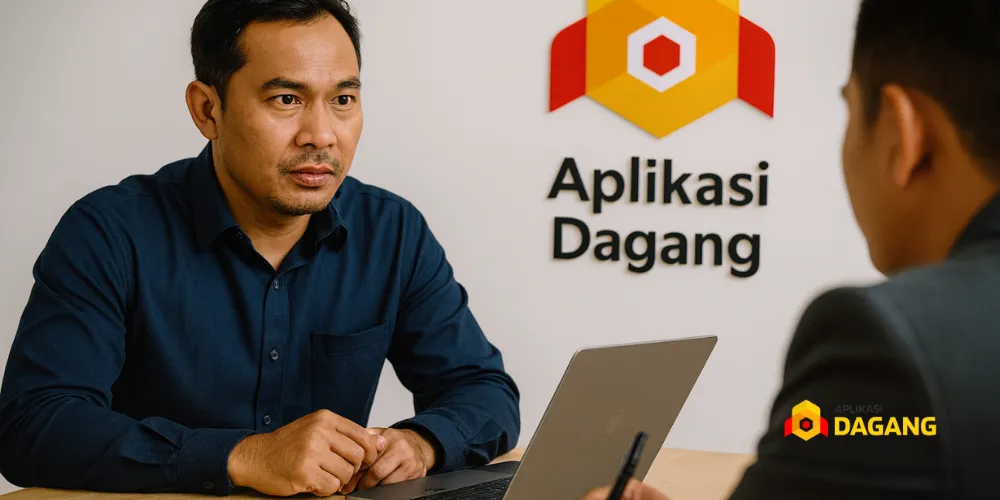 Diskusi dan Negosiasi Proyek Aplikasi dengan Tim Aplikasi Dagang