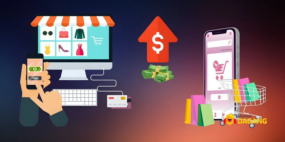 Perbandingan antara marketplace dan aplikasi e-commerce milik sendiri