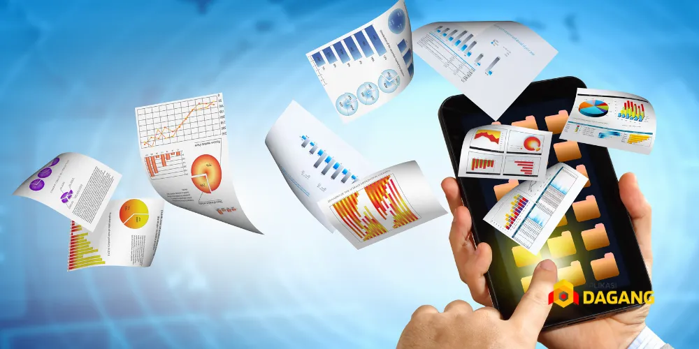 Contoh aplikasi e-commerce profesional hasil pengembangan Aplikasi Dagang