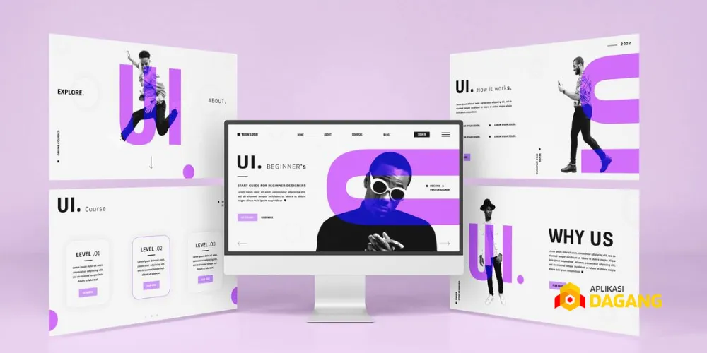 Desain website profesional untuk startup Bandung