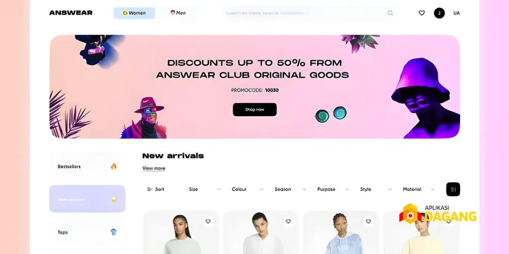 Desain website dan aplikasi bisnis dari jasa pembuatan aplikasi murah Bandung