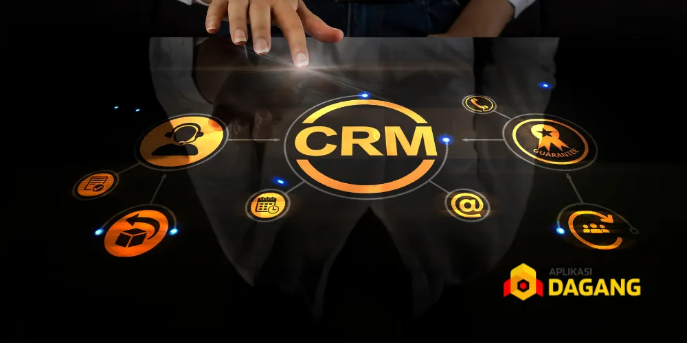 Diagram alur kerja CRM modern untuk tim sales Bandung