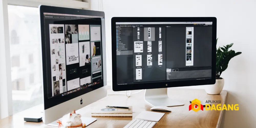 Tim Aplikasi Dagang mengembangkan website company profile untuk klien bisnis di Malang.
