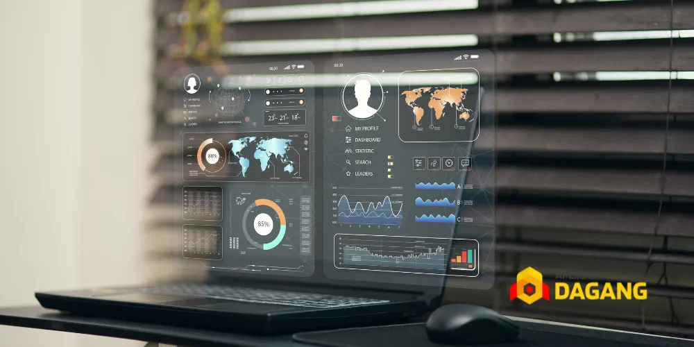 Antarmuka software bisnis UMKM buatan Aplikasi Dagang